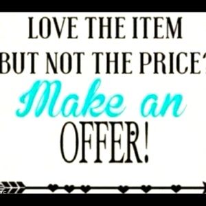 CLOSET PURGE!!! All items are negotiable- this is THE LAST WEEK FOR ALL ITEMS!!